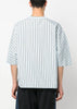 Blue Striped Kimono T-Shirt