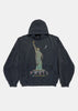 Faded Black Paris Liberty Hoodie