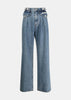 Blue Two-Pocket Denim Jeans