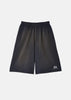 Faded Black Unity Large Shorts