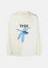 Off White "Dragonfly" Oversized Sweatshirt
