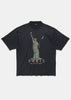 Faded Black Paris Liberty T-Shirt