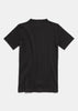 Faded Black Activewear Fitted T-Shirt