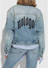 Iced Blue No Logo Denim Jacket