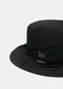 Black Logo-Plaque Bucket Hat