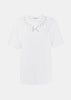 White Eyelet K T-Shirt