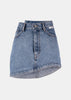 Blue Reformed Denim Miniskirt