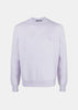 Purple Face-Patch Sweater