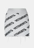 Grey Distressed Miniskirt