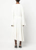 White Asymmetric Wrap Dress