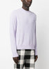 Purple Face-Patch Sweater
