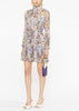 Multicolour Tama Ruffle Mini Dress