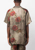 Multicolor Notched Lapel Shirt