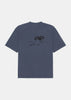 Blue Logo-Print T-Shirt