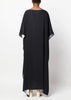 Black Body-Print Tunic Long Dress