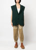 Green Deconstructed Blazer-Waistcoat