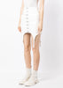 White Corset Garter Miniskirt