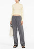 Silver Soft Belted Pants