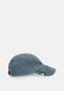 Blue Embroidered-Logo Distressed Cap