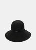 Black Paper Straw Hat
