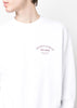 White Wellness Logo-Print Sweatshirt