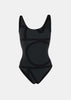 Black Monogram Swimsuit
