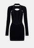 Black Modular Corset Dress