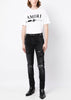 Black MX1 Bouclé-Trim Skinny jeans