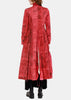 Red Buttoned Frock Coat