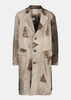 Fog Grey Print Coat