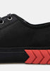 Black Tyres Heel Low-Top Sneakers