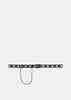 Single Grommet Row & Chain Belt