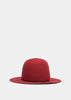 Raspberry Courchevel Hare Felt Hat