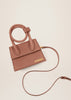 Brown 'Le Chiquito Noeud' Coiled Bag