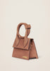 Brown 'Le Chiquito Noeud' Coiled Bag