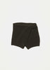 Dark Brown 'La Jupe Bagnu' Mini Skirt