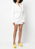 White Coated 'La Robe Agui' Mini Dress