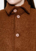Rust Mohair Doorman Coat