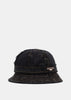 Black Denim Panelled Bell Hat