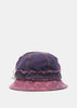 Fuchsia Denim Panelled Bell Hat