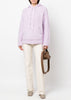 Pale Lilac Fluffy Wool Sweater