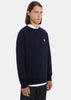 Navy Fox Head Patch Classic Sweatshirt