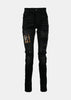 Aged Black Flannel Core Logo Jeans