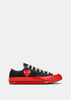 Black Red Converse Chuck 70 Sneakers
