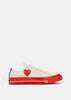 Off-White & Red Converse Chuck 70 Sneakers