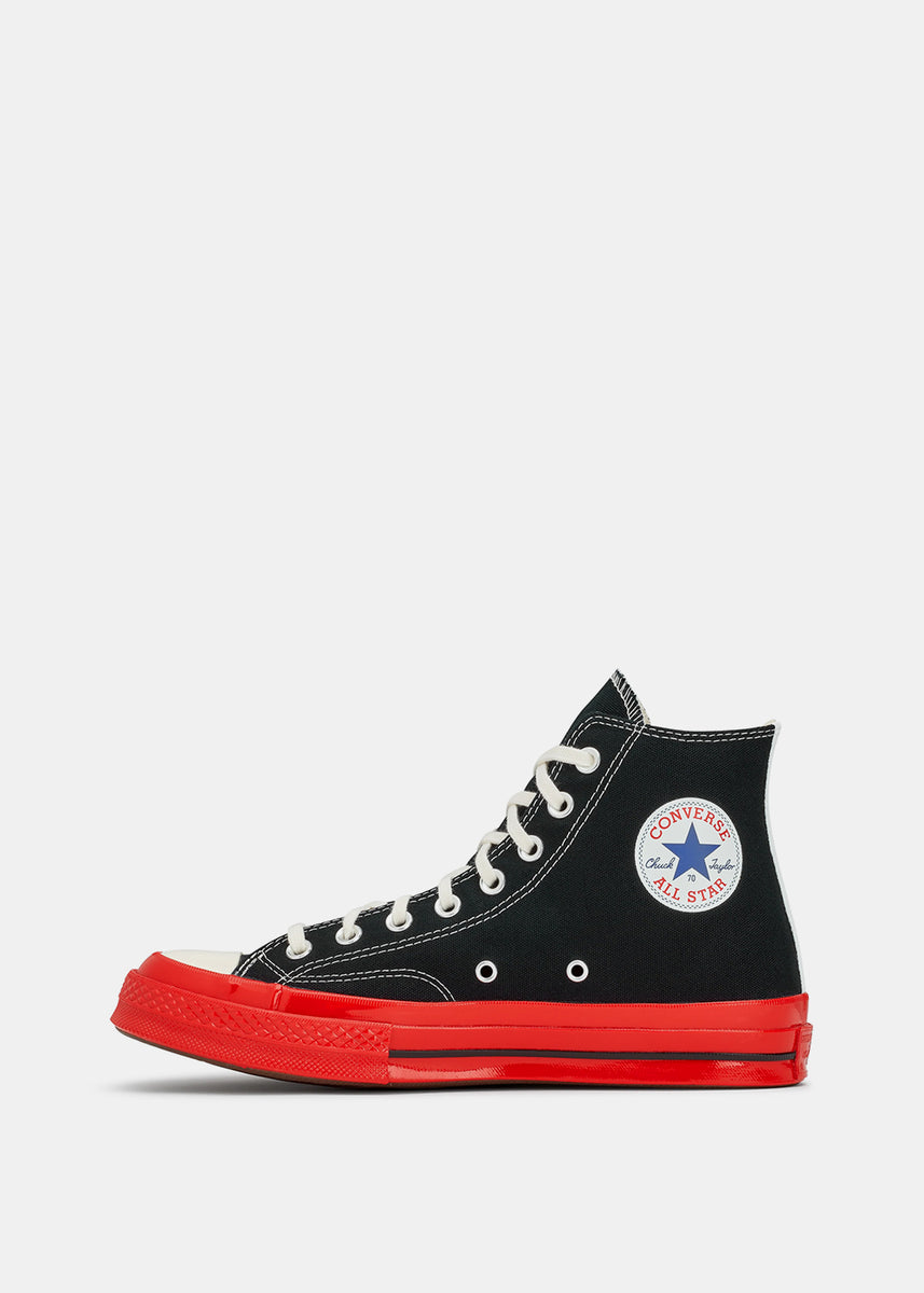 Black & Red Converse Chuck 70 Sneakers | LEISURE CENTER