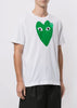 White & Green Hearts T-Shirt