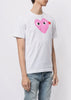 White & Pink Hearts T-Shirt