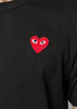 Black Red Heart T-Shirt