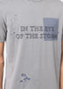 Denim Blue Distressed T-Shirt